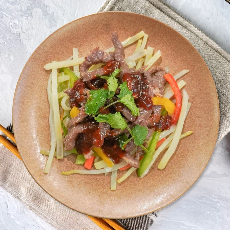 C. Cilantro Strifry Beef W/ Vegetables And Potato