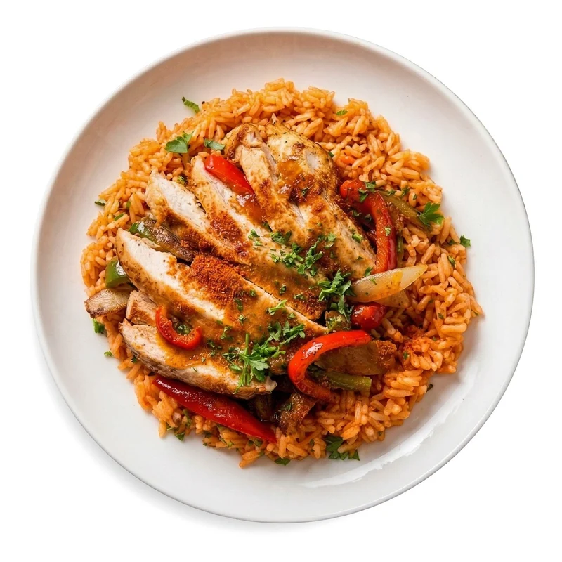 Peri Peri Chicken with Spanish 'Arroz Rojo' Rice
