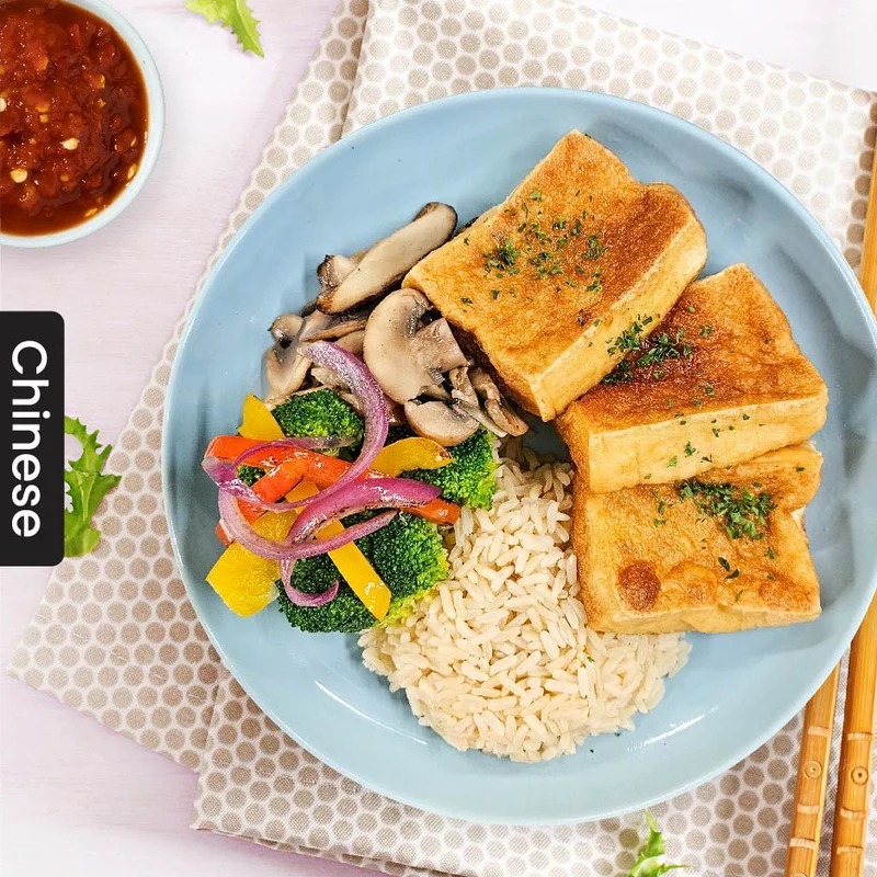 A6. Kung Pao Tofu w/ Brown Rice (Fri)