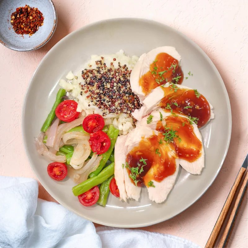 Japanese Teriyaki Chicken w/ Cauliflower Rice & Quinoa - 1 day expiry 日式照燒雞配藜麥椰菜花飯(即日享用）