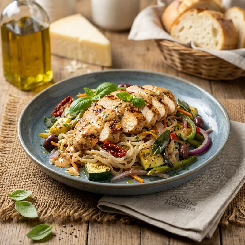Italian Tuscan Chicken w/ Konjac Noodles