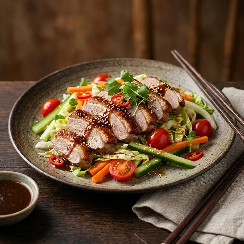 Healthy Peking Duck W/ Chinese Salad