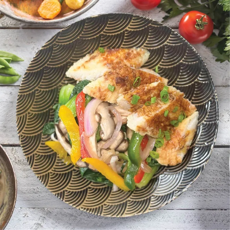 Stirfry Chinese Fish Fillet with Chinese Noodles 中式炒鯛魚配中式麵 (Wed)