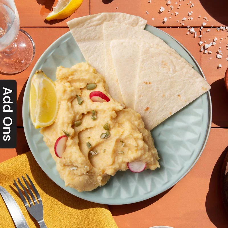 Cumin Hummus w/ Tortilla