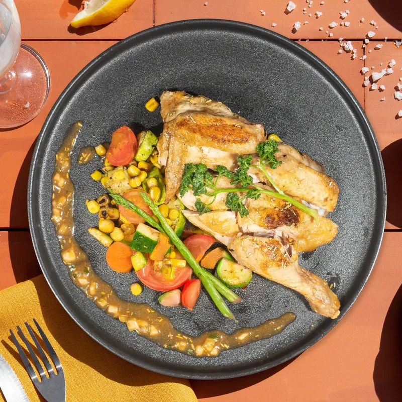 Macanese Style Chicken Breast W/ Seasonal Vegetables