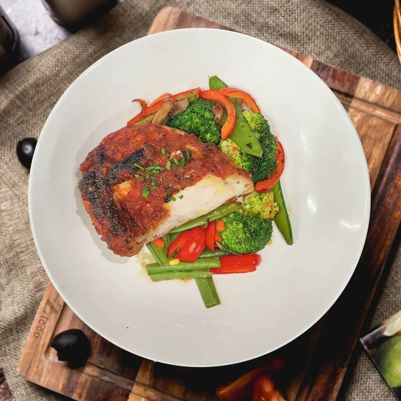 Portuguese Peri Peri Chicken Breast W/ Seasonal Vegetables