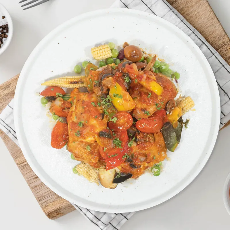 Spanish Seafood Paella W/ Seasonal Vegetables