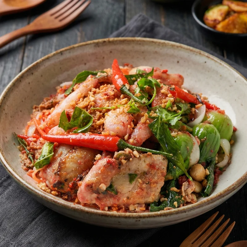 Kaho Soi Thai Seafood W/ Seasonal Vegetables And Healthy Rice Noodles