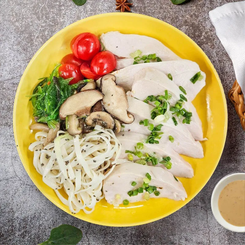 Japanese Sesame Chicken w/ Chinese Noodles Salad