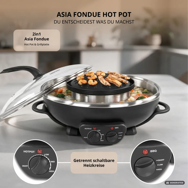 Asia Fondue Hot Pot