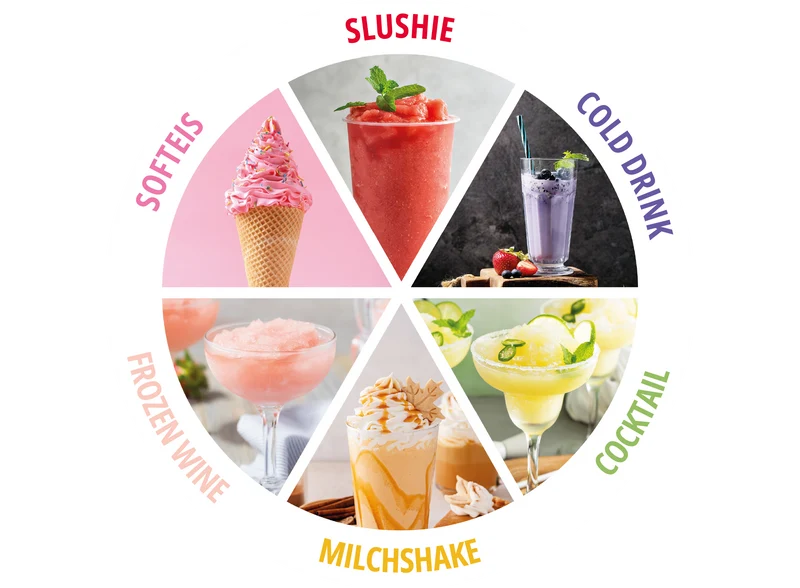 2in1 -Slush und Softeismaschine Sofia