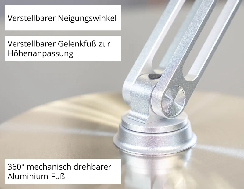 Akku-Tischventilator Steel Flex