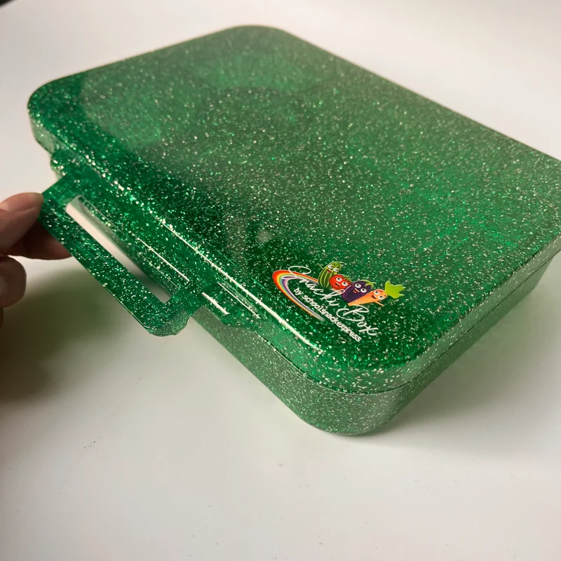 Grün Glitzer - SnackiBox