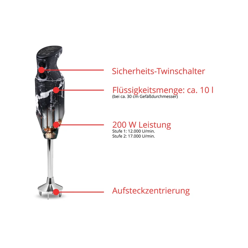 ESGE-Zauberstab Design Edition Marmor-Schwarz