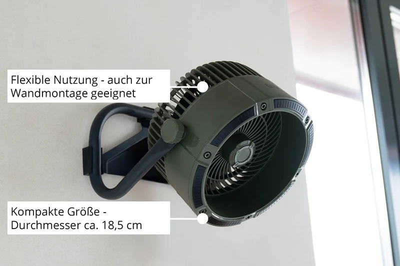 Akkuventilator Outdoor