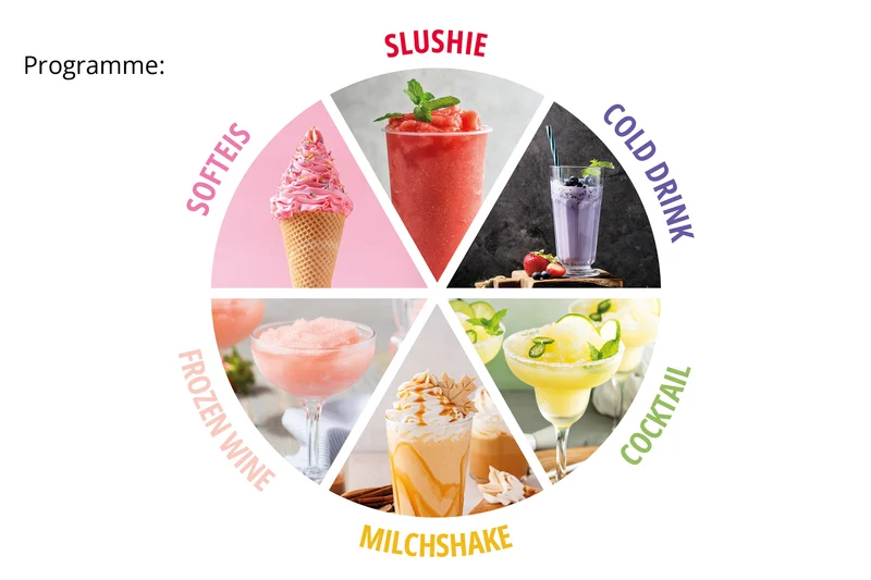 2in1 Slush- und Softeismaschine Sofie
