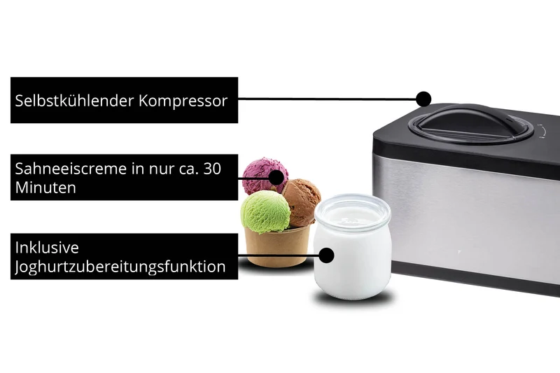 Eismaschine & Joghurtbereiter EVA