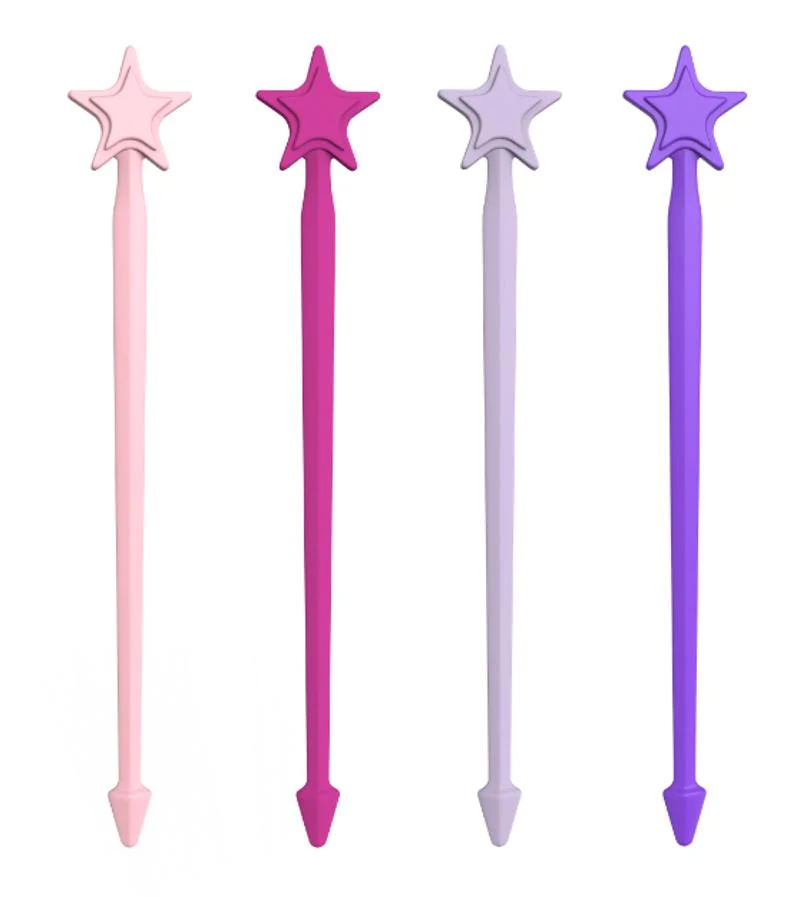 Lunch Punch - Foodpicks Sterne, 4er Set - Pink