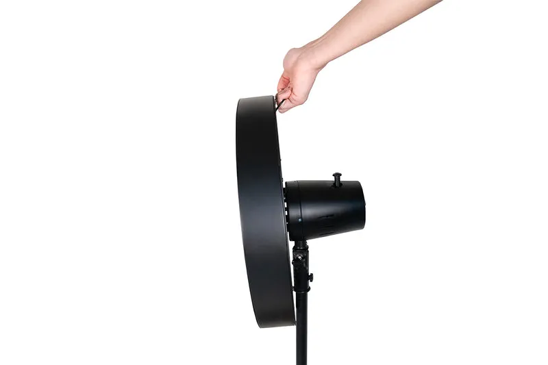 Standventilator Black Steel