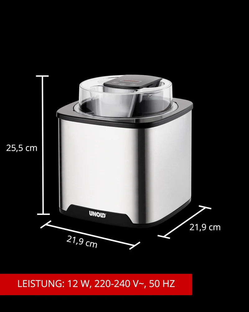Eismaschine Gelato inklusive Eisbuch 1,5 L