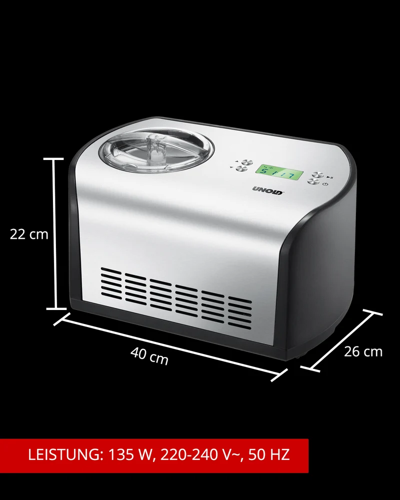 Eismaschine One inklusive Eisbuch 1,2 L