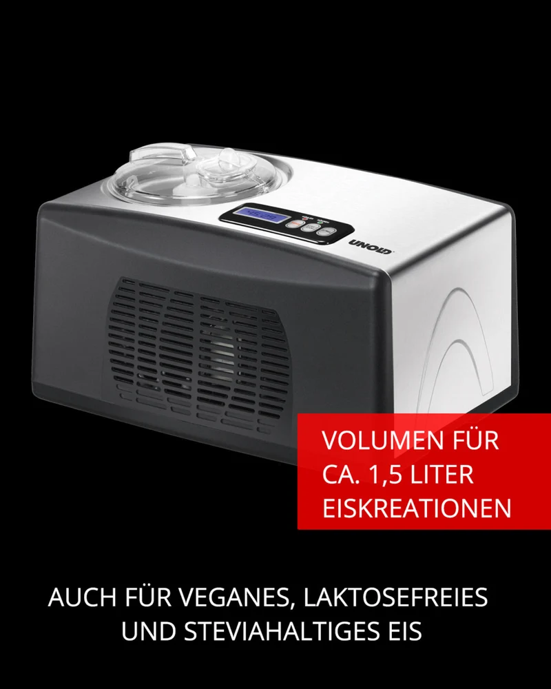 Eismaschine Cortina inklusive Eisbuch 1,5 L