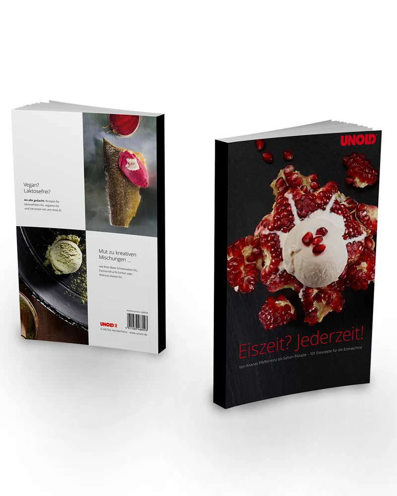 Unold Eismaschine Profi Plus inklusive Eisbuch 2,5 L