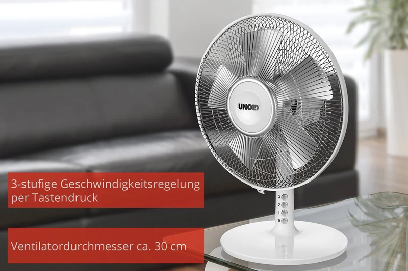 TISCHVENTILATOR SILVERLINE 30 cm