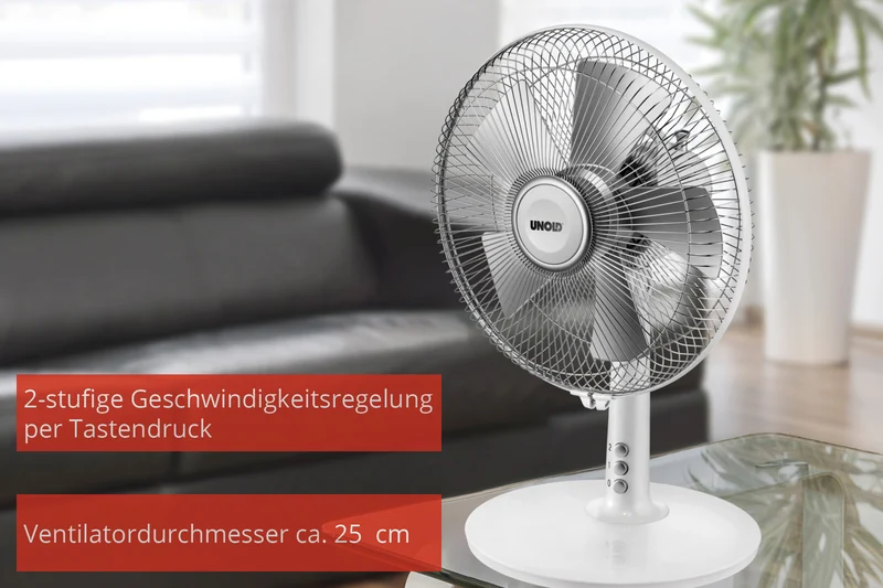 TISCHVENTILATOR SILVERLINE