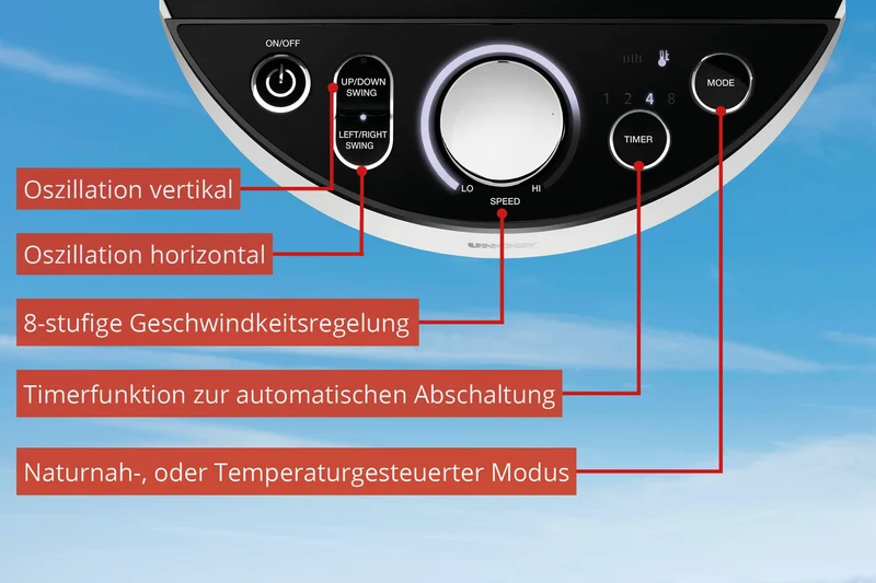 TISCHVENTILATOR 3D B-Ware