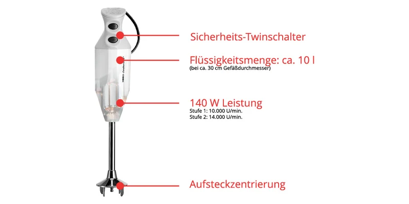 ESGE-Zauberstab M122 S, weiß
