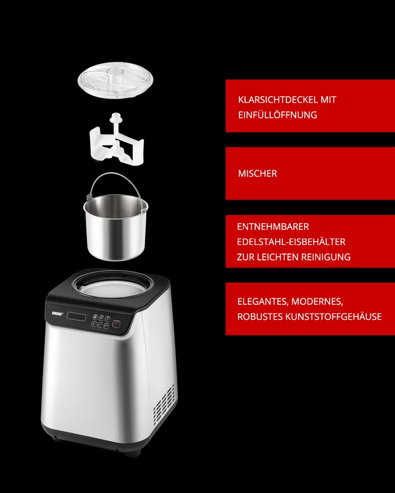 Eismaschine Uno 1,2 L