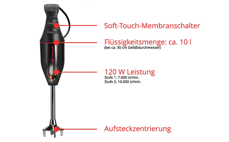 ESGE-Zauberstab M100 Design, schwarz