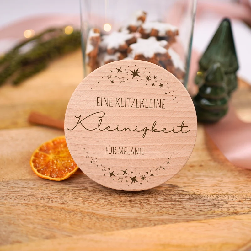 Vorratsglas "KLITZEKLEINE Kleinigkeit Sterne"