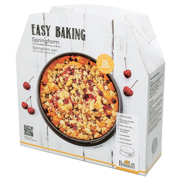 -RBV Birkmann- "Easy Baking" Springform 26cm -Marken-Antihaftbeschichtung-