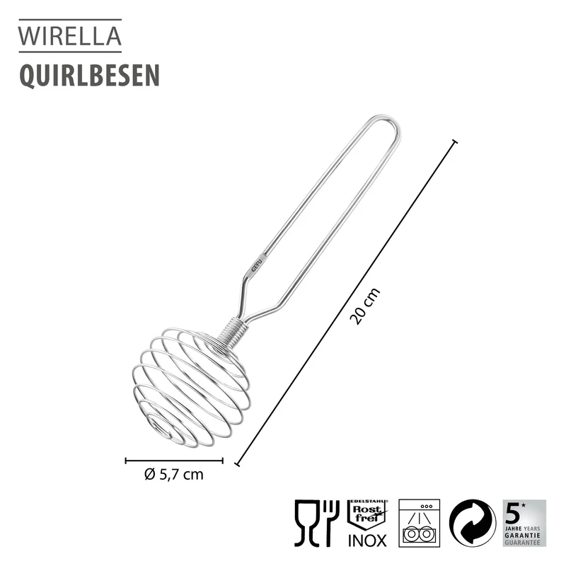 -GEFU- "WIRELLA" Quirlbesen 29cm Edelstahl