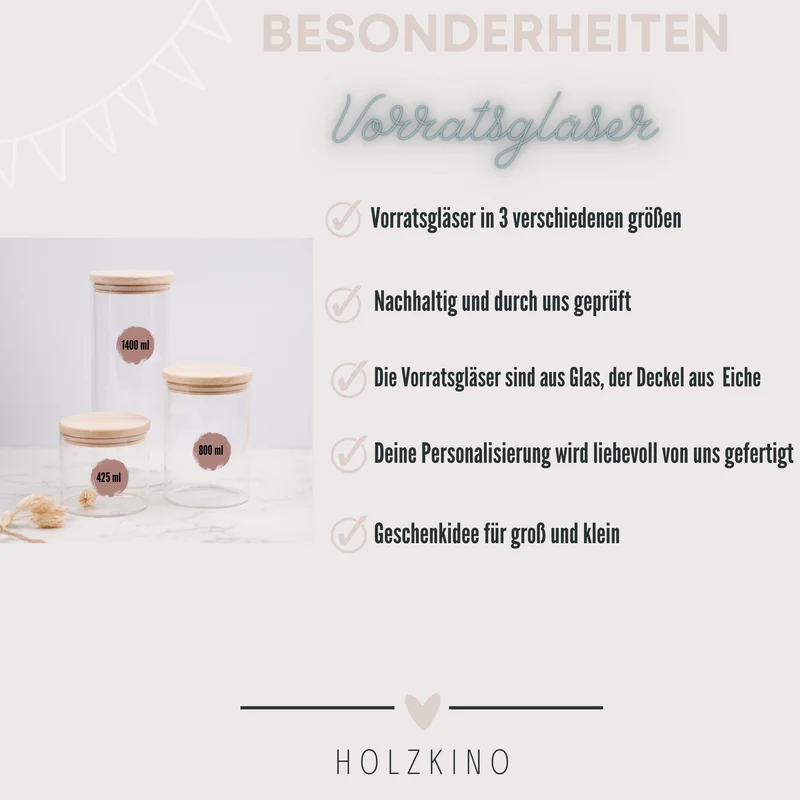 Vorratsglas "Lehrerin mit Herz"