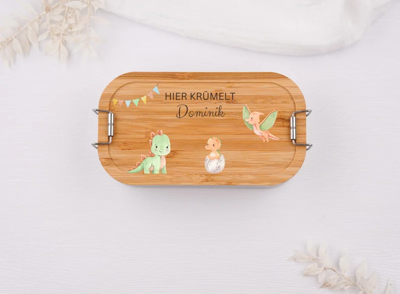 Lunchbox I Brotdose mit Dinos