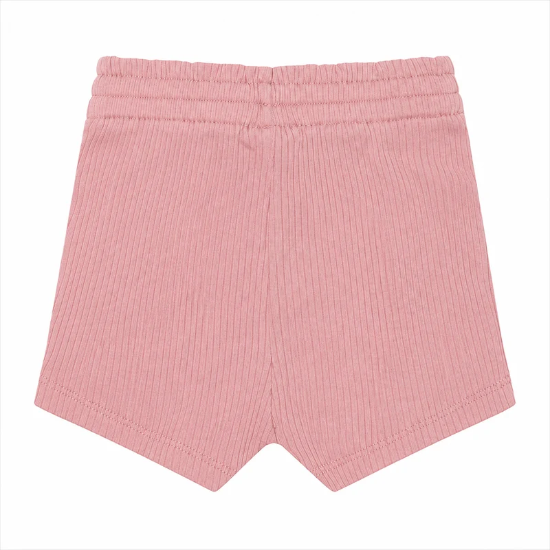Kinder Shorts Vintage Pink Gr. 74 – Weiche Sommerhose mit feiner Rippstruktur für Babys