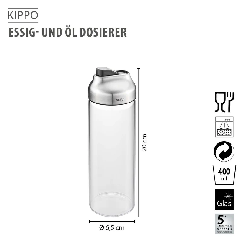 -GEFU- "KIPPO" Essig oder Öl Dosierer, 400ml