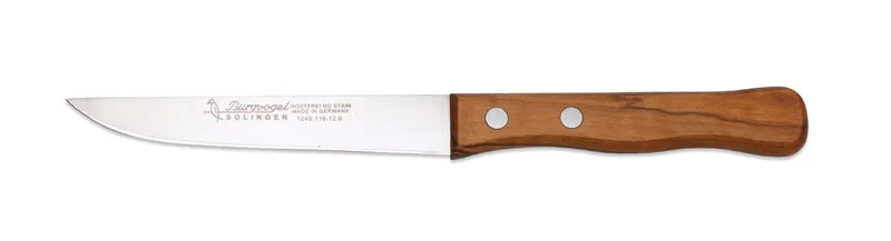 -Burgvogel Cutlery Solingen- Gemüsemesser 12cm, Olivenholz gestanzt