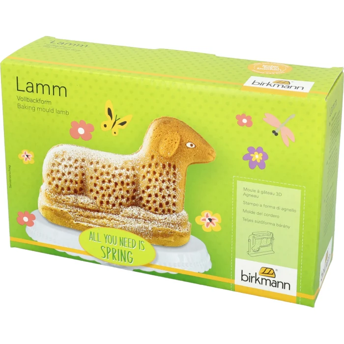 -RBV Birkmann- Ostern 3D Vollbackform Lamm, Hochwertige Antihaftbeschichtung