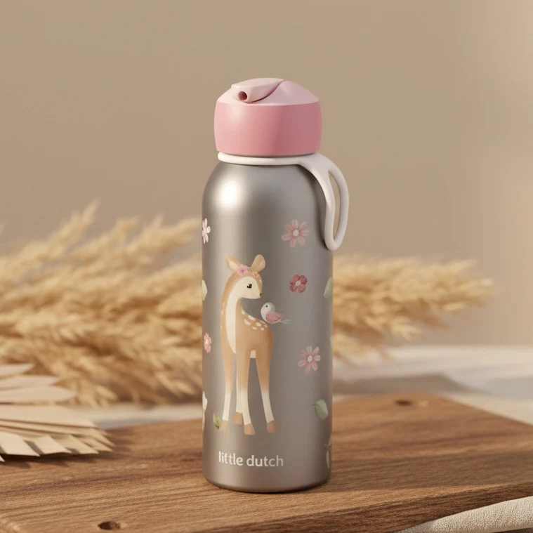 Mepal Campus Thermoflasche Flip-Up Fairy Garden 350 ml | Little Dutch