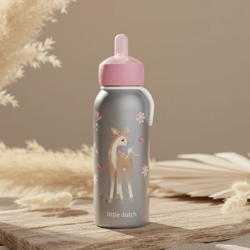 Mepal Campus Thermoflasche Flip-Up Fairy Garden 350 ml | Little Dutch