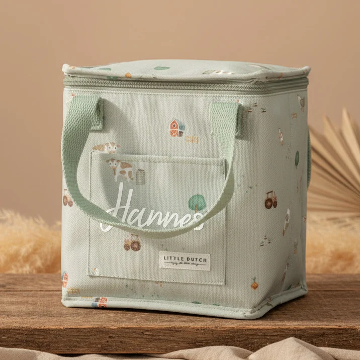 Personalisierte Kühltasche Little Farm mit Name – Kindergarten