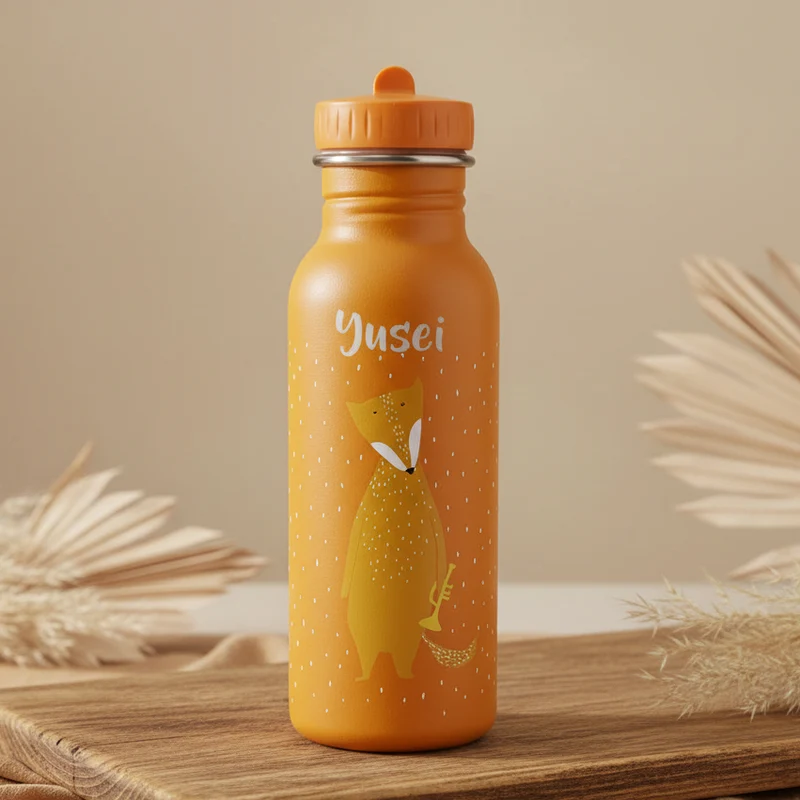Trixie Trinkflasche Herr Fuchs 500 ml – personalisierbar