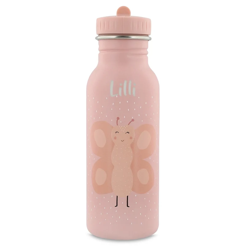 Trixie Trinkflasche Frau Schmetterling 500 ml – personalisierbar