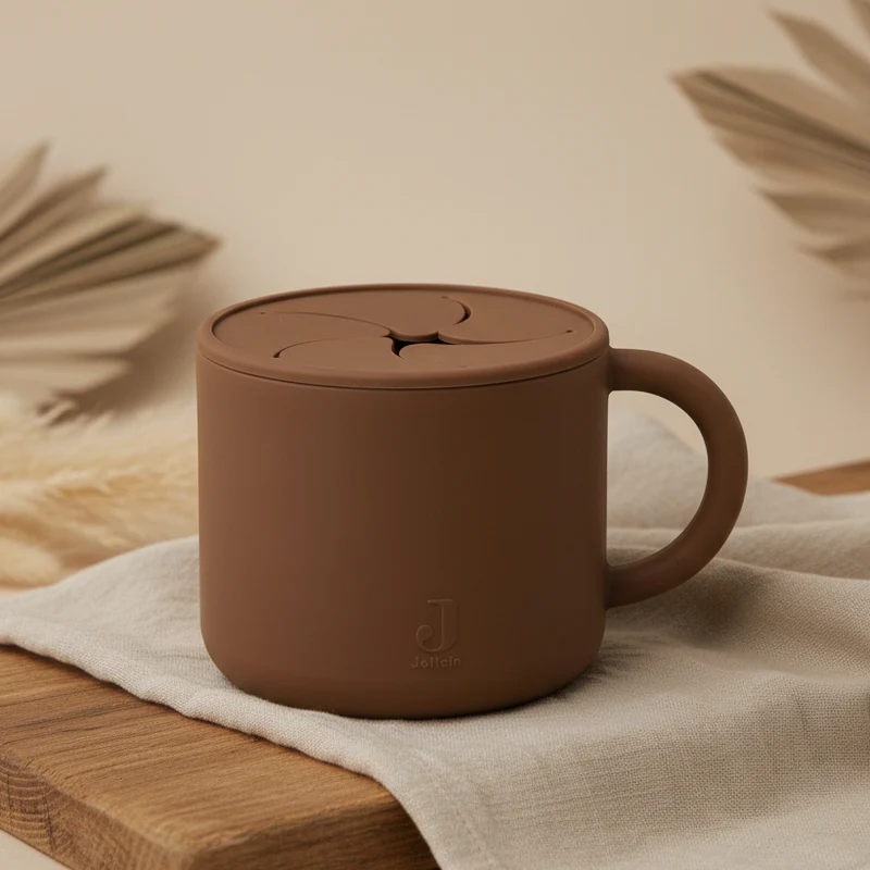 Snackbecher Silikon - caramel | Jollein