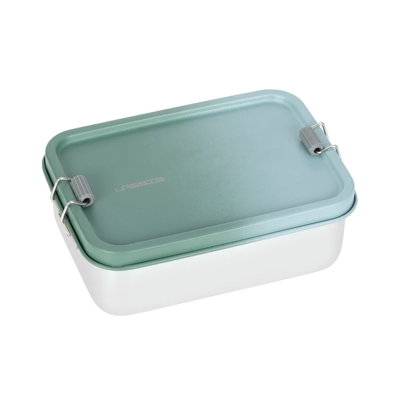 Edelstahl-Brotdose Unique Olive/Green | Lässig