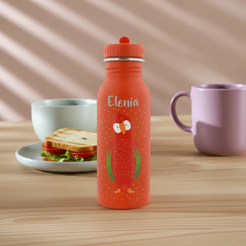 Trinkflasche Herr Papagei 500 ml – personalisierbar | Trixie